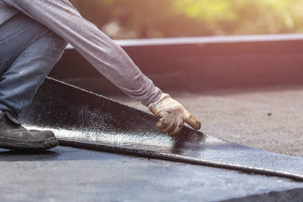 Professional Emergency Waterproofing technician working in Saddle River, NJ